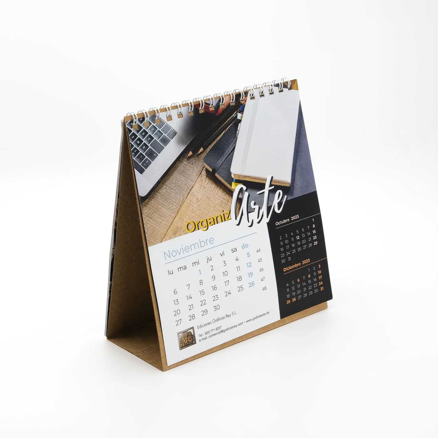 Calendario Sobremesa — Gráficas Rey